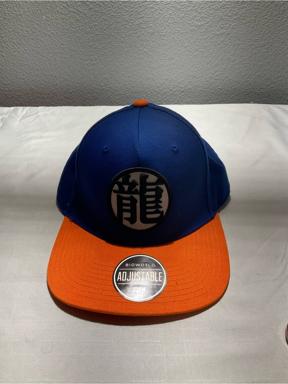 Bioworld Kids Blue and Orange Snapback Hat with Emblem